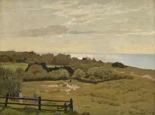 Cimetière à Ahrenshoop - Rudolf Hellwag — vy av konstverket