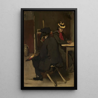 Rudolf Hirth du Frnes - In the painters studio.webp