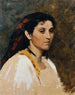 Tête de Femme Romaine - Rudolf Schick — vy av konstverket