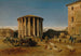 Le temple de Vesta à Rome - Rudolf von Alt — vy av konstverket