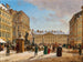 Le nouveau marché à Vienne en hiver - Rudolf von Alt — vy av konstverket