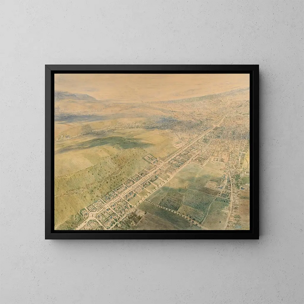 Boulevard Dornbacher et Alsbach - Rudolf von Alt — inramlat konstverk på väggen