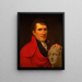 Portrait av Antonio Canova - Rudolph Suhrlandt — inramlat konstverk på väggen