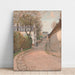 Reproduktion av målningen Rue à Ville-d'Avray - Alfred Sisley
