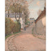 Reproduktion av målningen Rue à Ville-d'Avray - Alfred Sisley