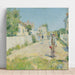 Reproduktion av målningen Rue de Gloucester - Childe Hassam