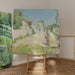 Reproduktion av målningen Rue de Gloucester - Childe Hassam