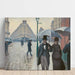 Reproduktion av målningen Rue de Paris, regnväder - Gustave Caillebotte