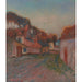 Reproduktion av målningen Rue de Village - Edgar Degas