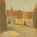 Rue de Village - Frank Edwin Scott — vy av konstverket