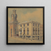 Rue de l'État et de la Chapelle, New Haven - Henry Austin — inramlat konstverk på väggen