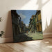Reproduktion av målningen Rue de la Bavole, Honfleur - Claude Monet
