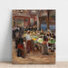 Reproduktion av målningen Rue juive à Amsterdam - Max Liebermann