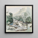 Ruisseau de montagne à Cachoeira do Marmello - Ferdinand Keller — inramlat konstverk på väggen