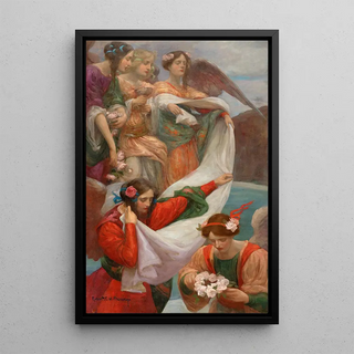 Rupert Bunny - Angels Descending.webp