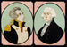 Washington och Lafayette - S Wehry — vy av konstverket