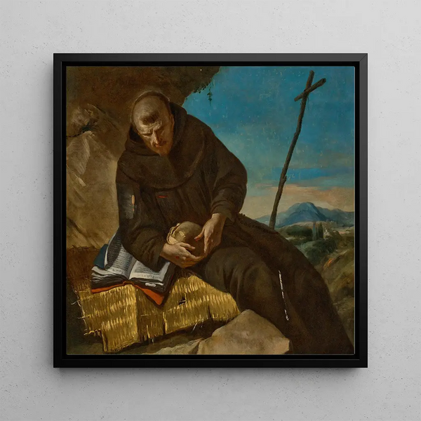 Saint François en méditation - Francesco Zugno