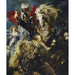 Reproduktion av målningen Saint-Georges bekämpar draken - Peter Paul Rubens