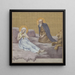 Saint Jérôme - Pierre Puvis de Chavannes — inramlat konstverk på väggen