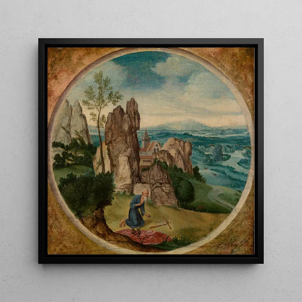 Saint Jérôme dans un paysage - Lucas Gassel