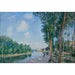 Reproduktion av målningen Saint-Mammès, June Sunshine - Alfred Sisley