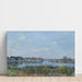 Reproduktion av målningen Saint-Mammès, Le Matin - Alfred Sisley