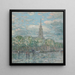 Saint-Marc dans le Bowery - Childe Hassam — inramlat konstverk på väggen