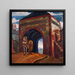 Saint Mercure de Smolensk - Nicholas Roerich — inramlat konstverk på väggen