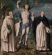 Saint Sébastien mellan Romuald och Vincent Ferrier - Bacchiacca — vy av konstverket