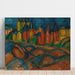Reproduktion av målningen Sainte-Adresse, la Plage - Raoul Dufy