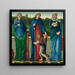Sainte Barbara, Sainte Dorothée och Sainte Agnès - Sir Edward Coley Burne-Jones — väggpresentation av konstverket