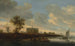 staden Alkmaar - Salomon van Ruysdael — vy av konstverket