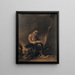 En häxa - Salvator Rosa — inramlat konstverk på väggen