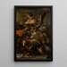 Allégorie de la Fortune - Salvator Rosa — inramlat konstverk på väggen