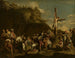 korsfästelsen av Polyklet - Salvator Rosa — vy av konstverket