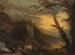 Figures som fiskar i ett kustlandskap med klippor - Salvator Rosa — vy av konstverket