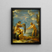 Ulysse et Nausicaa - Salvator Rosa — inramlat konstverk på väggen
