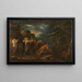 Pythagoras som dyker upp ur helvetet - Salvator Rosa — inramlat konstverk på väggen