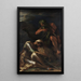 Le Rêve d'Énée - Salvator Rosa — inramlat konstverk på väggen