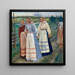 Lördag kväll - Carl Wilhelmson — inramlat konstverk på väggen