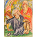Reproduktion av målningen Samtal - Nils Dardel