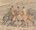 La chasse au renard en route pour le dessin - Samuel Alken — vy av konstverket