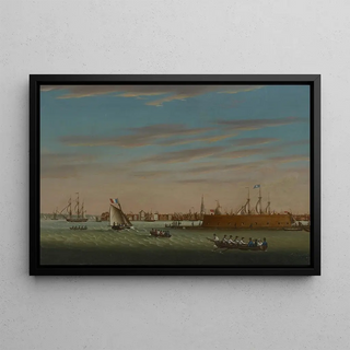 Samuel Barnard - View of Charleston from the Harbor.webp