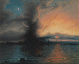 Le Rocher du Salut - Samuel Colman — vy av konstverket