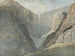 Gorge rocheuse avec une cascade - Samuel Davis — vy av konstverket
