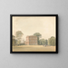 Vue latérale de la maison Ayot, Hertfordshire - Samuel Davis — inramlat konstverk på väggen