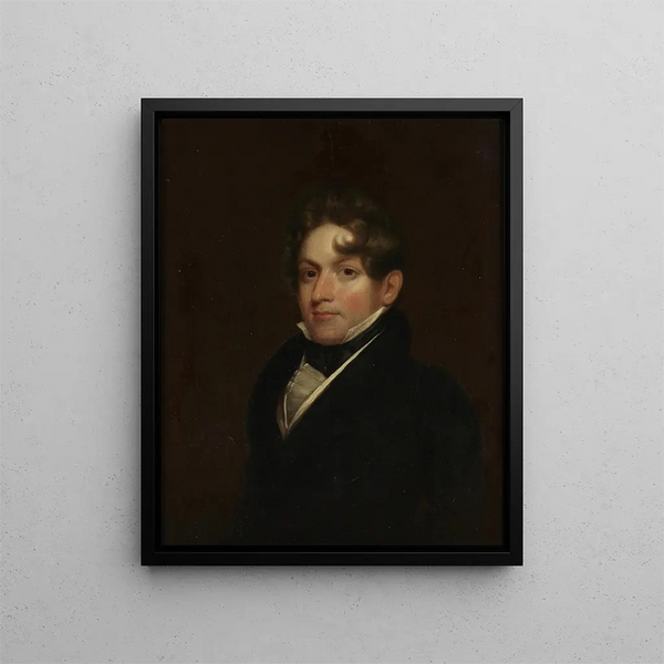 Kapten Demaresque från Gloucester, Massachusetts - Samuel Finley Breese Morse — inramlat konstverk på väggen
