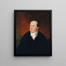 DeWitt Clinton - Samuel Finley Breese Morse — inramlat konstverk på väggen