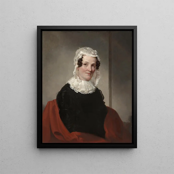 Lydia Coit Terry Mme Eliphalet Terry - Samuel Finley Breese Morse — inramlat konstverk på väggen