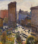 Le Flatiron Building - Samuel Halpert — vy av konstverket